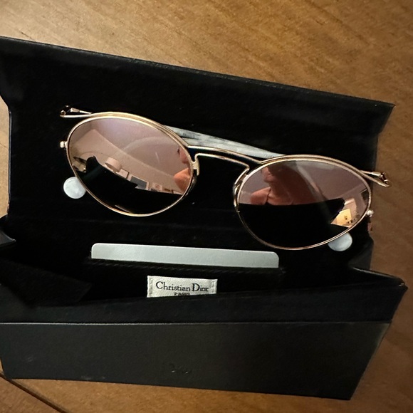 Christian Dior Origins 1 Sunglasses-Rose Gold Frame | Rose Gold Mirrored Lenses - Picture 2 of 8